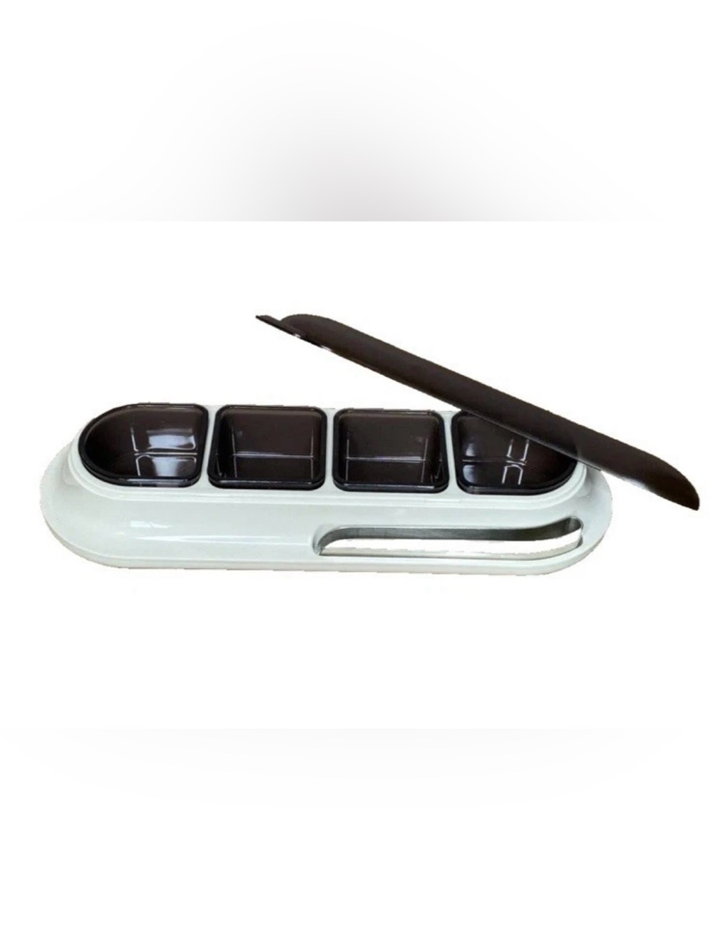 Metrokane Bartender's Garnish Fruit Condiment Tray 7 Piece Set Cocktail Party